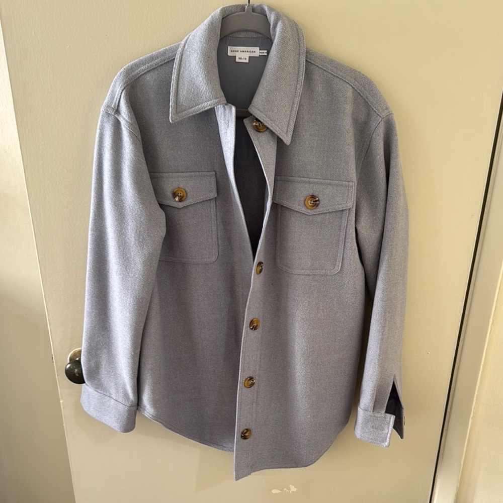 Good American oversized shacket!